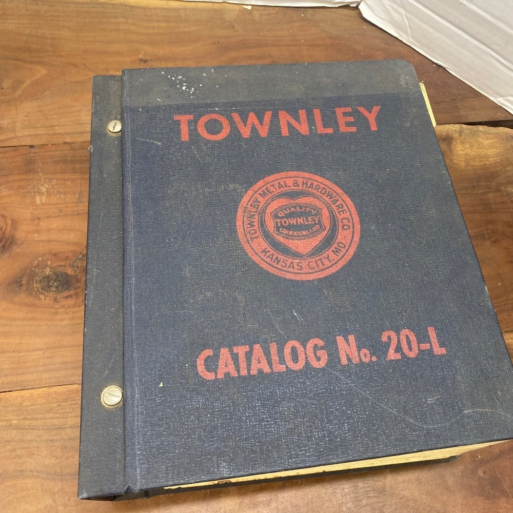 Vintage TOWNLEY Metal & Hardware Co. Catalog No. 20-L Kansas City MO Industrial